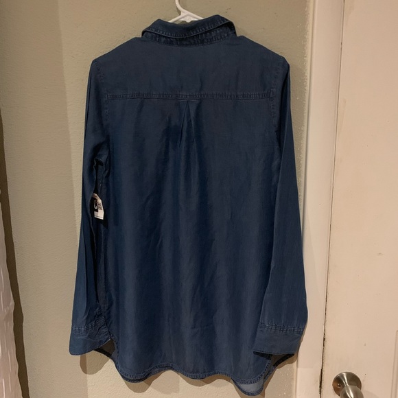 Isabel maternity denim shirt dress - Picture 5 of 6